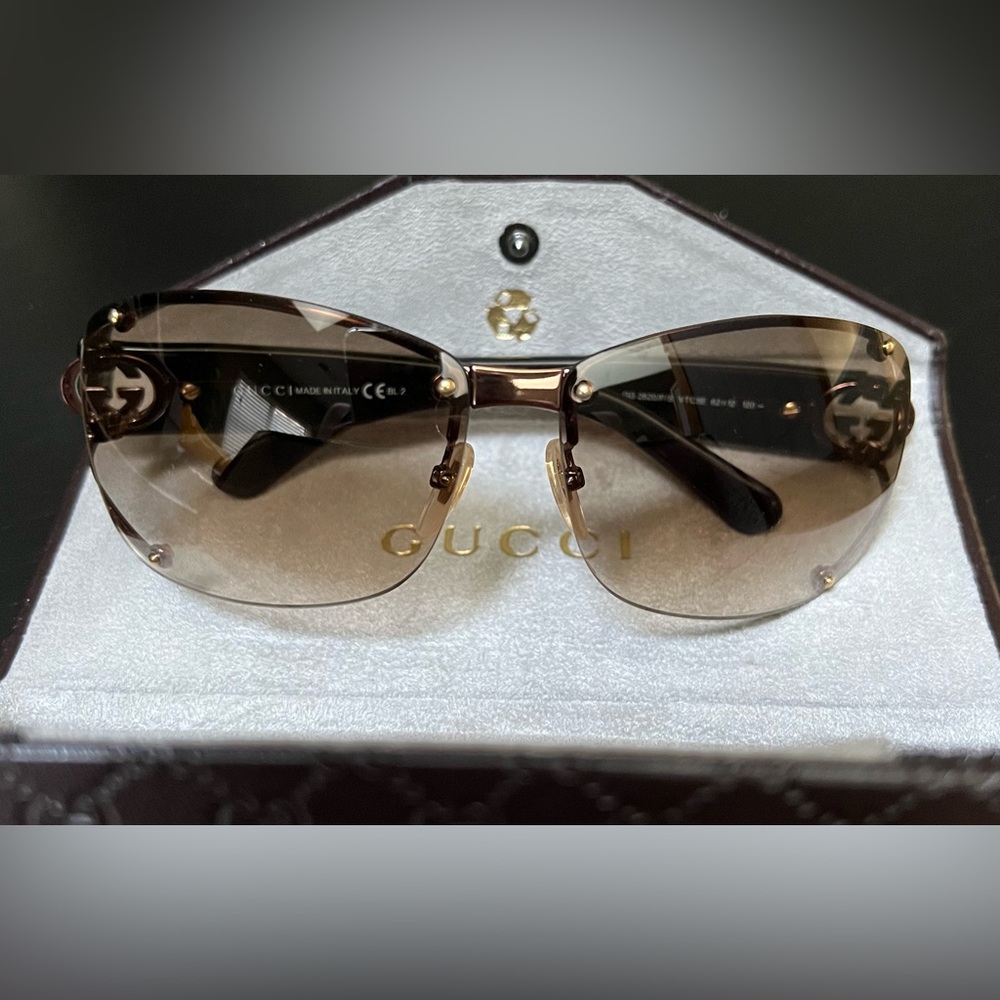 Gucci Brown GG Crystal 2820/F/S Sunglasses